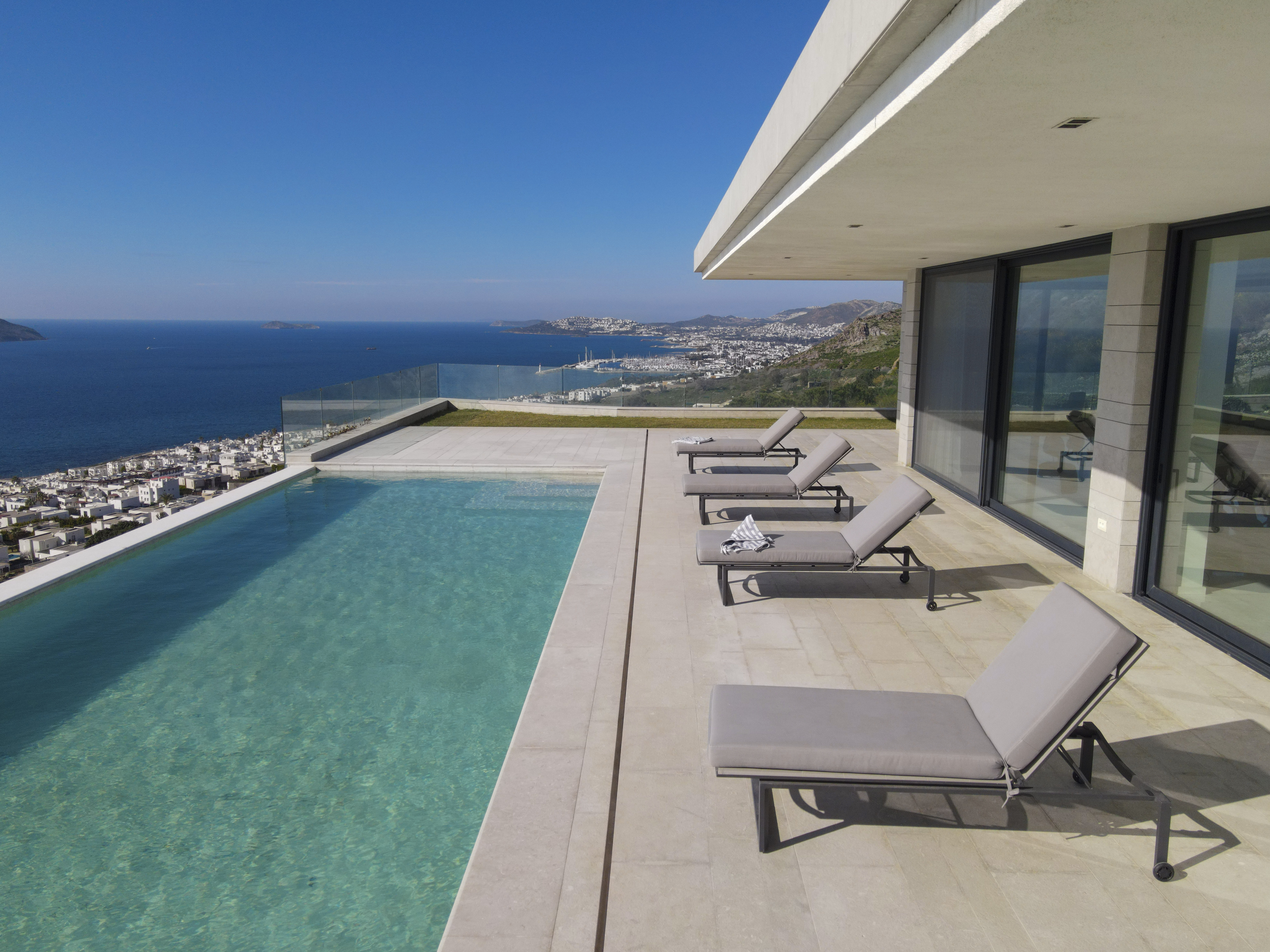 Villa Jasmin Bodrum | Türk & Yunan Adaları Manzarası | Infinity Havuz | Güvenlikli Elit Site | Tam Müstakil | Turgutreis — Turgutreis görsel 3