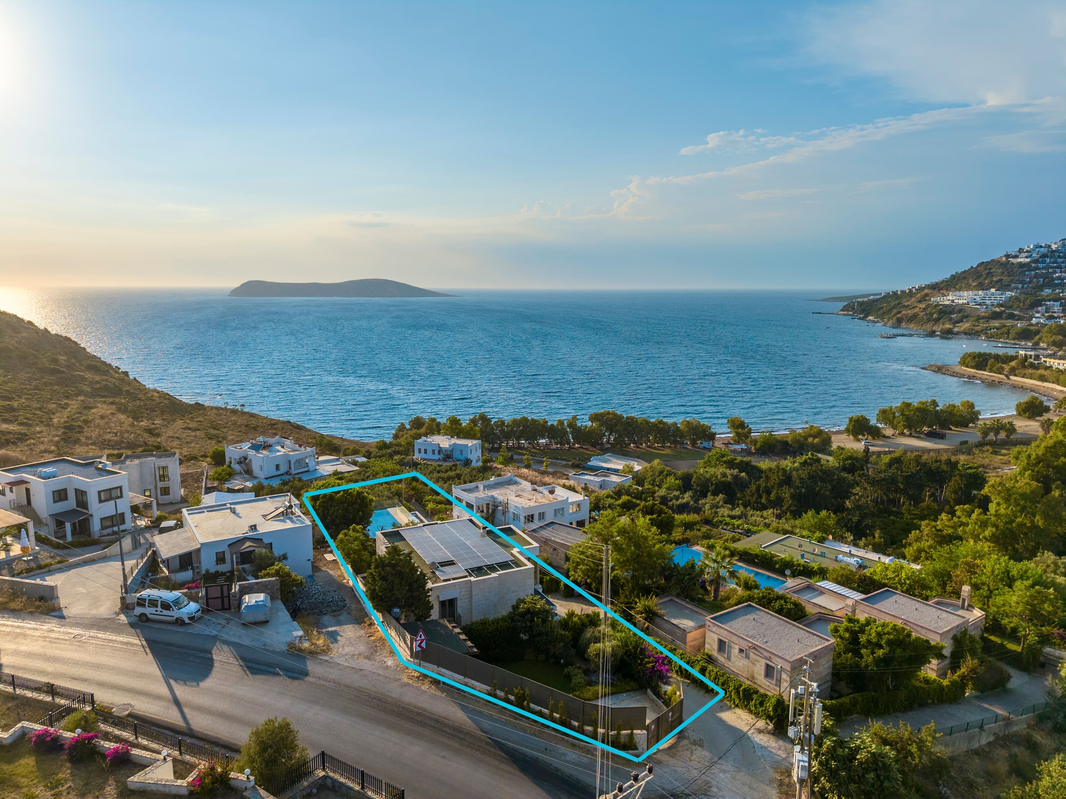 Villa Myndos | Koyunbaba’da Deniz Manzaralı, Sauna ve Jakuzili Özel Havuzlu Villa — Bodrum Merkez görsel 2