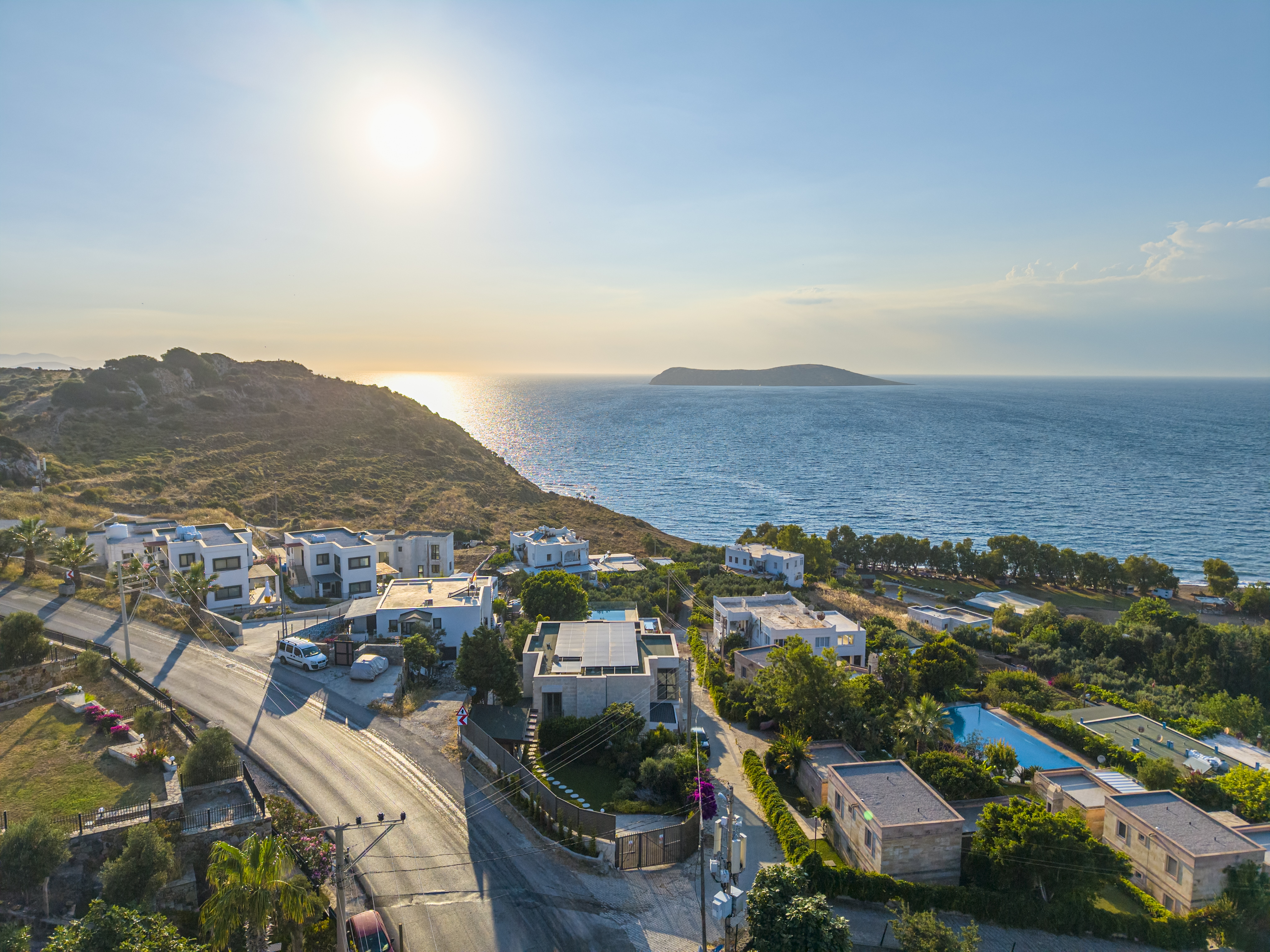 Villa Myndos | Koyunbaba’da Deniz Manzaralı, Sauna ve Jakuzili Özel Havuzlu Villa — Bodrum Merkez görsel 4