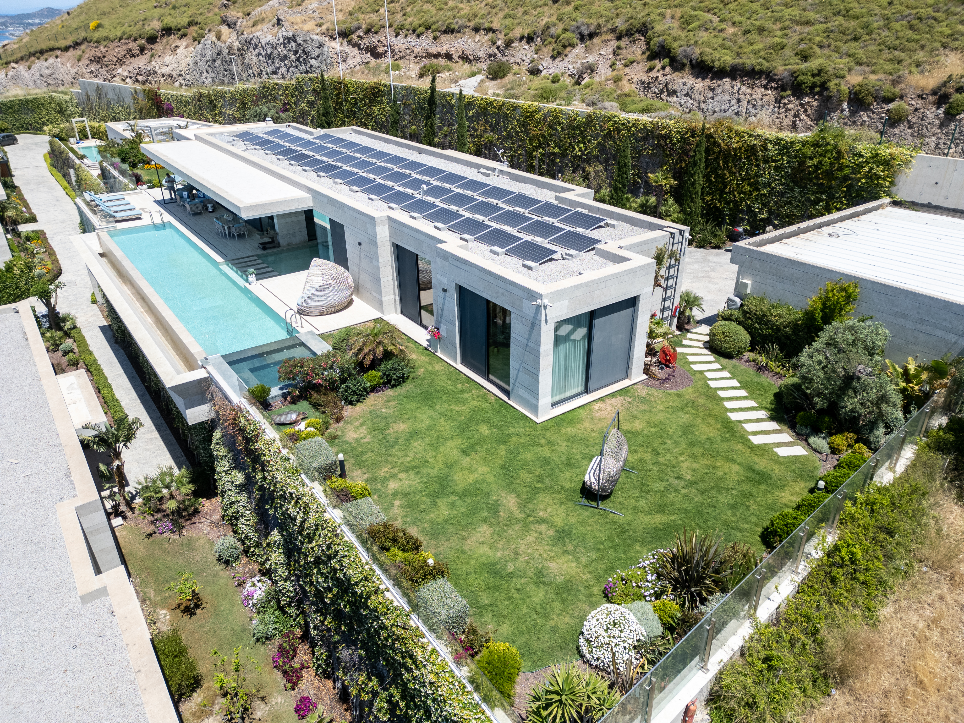 Turgutreis’te İki Sonsuzluk Havuzlu Özel Sunset Malikânesi — Bodrum Merkez görsel 5