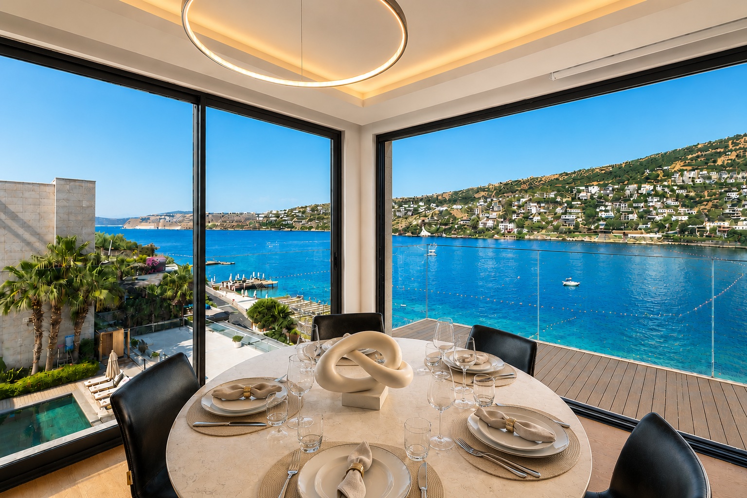 Küçükbük 3+1 Deniz Manzaralı Teraslı Suit — Bodrum Merkez görsel 2