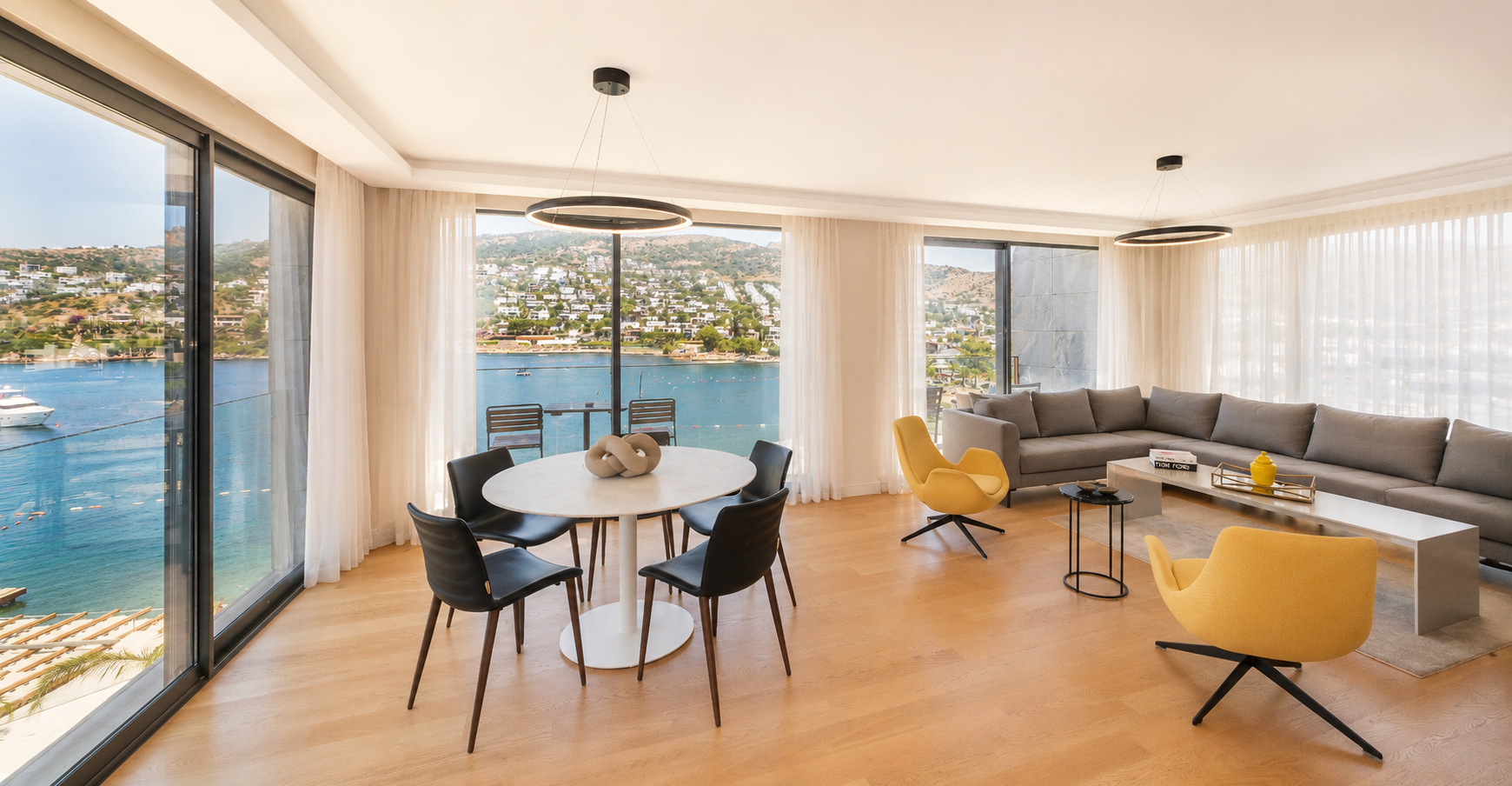 Küçükbük 3+1 Deniz Manzaralı Teraslı Suit — Bodrum Merkez görsel 5